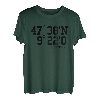 Bodensee Koordinaten Segelboot See Bodenseeregion Urlaub T-Shirt