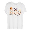 Niedliches Halloween Damen Herren Kostüm Halloween Muster Boo T-Shirt