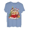Weihnachtspyjama, Motiv: Irish Terrier, Weihnachtsmanntasche T-Shirt