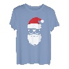 Weihnachtsmann Mütze Sonnenbrille Nikolaus Weihnachtsoutfit T-Shirt