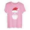Weihnachtsmann Mütze Sonnenbrille Nikolaus Weihnachtsoutfit T-Shirt