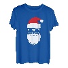 Weihnachtsmann Mütze Sonnenbrille Nikolaus Weihnachtsoutfit T-Shirt