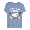 Grillmeister Chefkoch Bäcker Küchenpersonal Kiss The Cook T-Shirt