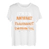 Anwalt Jurist Anwältin Anwälte Richter Jura Justiz Geschenk T-Shirt
