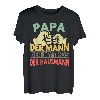 Herren Papa Der Hausmann | Geschenk für Väter | Vater Geschenkidee T-Shirt