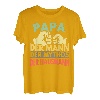 Herren Papa Der Hausmann | Geschenk für Väter | Vater Geschenkidee T-Shirt