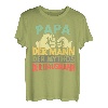 Herren Papa Der Hausmann | Geschenk für Väter | Vater Geschenkidee T-Shirt