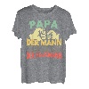 Herren Papa Der Hausmann | Geschenk für Väter | Vater Geschenkidee T-Shirt