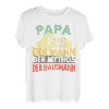 Herren Papa Der Hausmann | Geschenk für Väter | Vater Geschenkidee T-Shirt
