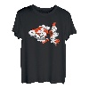 Goldfisch Rot Weiß Schleierschwanz Sarasa T-Shirt
