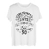 50. Geburtstag Geschenk Mann Mythos Legende September 1972 T-Shirt