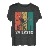 Retro Ski Ya Later Vintage Skifahrer Ski Sportler Skier T-Shirt