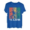 Retro Ski Ya Later Vintage Skifahrer Ski Sportler Skier T-Shirt