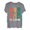 Retro Ski Ya Later Vintage Skifahrer Ski Sportler Skier T-Shirt