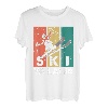 Retro Ski Ya Later Vintage Skifahrer Ski Sportler Skier T-Shirt