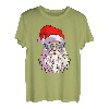 Weihnachtsshirt Mütze Sonnenbrille Weihnachtsmann Christmas Halbarm T-Shirt