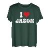 I Love Jason I Heart Jason Valentinstag T-Shirt