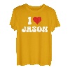 I Love Jason I Heart Jason Valentinstag T-Shirt