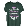 Baby Kind versuche zu benehmen komme nach Vater Papa Mädchen T-Shirt