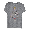 Merry Christmas Xmas 2021 Weihnachtsbaum mit Esel-Motiv T-Shirt