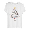 Merry Christmas Xmas 2021 Weihnachtsbaum mit Esel-Motiv T-Shirt