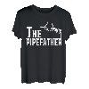 Herren The Pipefather Klempner Rohrleger Abflussmonteur T-Shirt