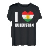 Kurdistan Kurde Kurdische Flagge Türkei Geschenk T-Shirt