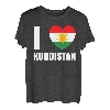 Kurdistan Kurde Kurdische Flagge Türkei Geschenk T-Shirt