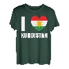 Kurdistan Kurde Kurdische Flagge Türkei Geschenk T-Shirt