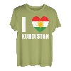 Kurdistan Kurde Kurdische Flagge Türkei Geschenk T-Shirt