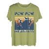 Pew Pew Madafakas Cat Crazy Vintage Retro Graphic T-Shirt