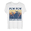 Pew Pew Madafakas Cat Crazy Vintage Retro Graphic T-Shirt