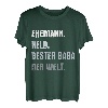 Türkischer Papa Bester Baba der Welt T-Shirt