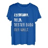 Türkischer Papa Bester Baba der Welt T-Shirt