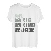 Herren Vatertag Männertag Dad Papa Der Mann Der Mythos Die Legende T-Shirt