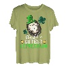 Irisch Weißbauchigel Igel St Patricks Day Kobold Leprechaun T-Shirt