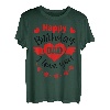 Papa Geburtstag Glückwunsch Tochter Sohn Happy Birthday Dad T-Shirt