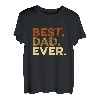Herren Best Dad Ever - Vatertag Vater Vintage Retro Papa T-Shirt