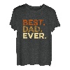 Herren Best Dad Ever - Vatertag Vater Vintage Retro Papa T-Shirt