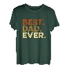 Herren Best Dad Ever - Vatertag Vater Vintage Retro Papa T-Shirt