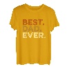Herren Best Dad Ever - Vatertag Vater Vintage Retro Papa T-Shirt