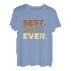 Herren Best Dad Ever - Vatertag Vater Vintage Retro Papa T-Shirt