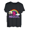 8 Years Old Girl Magical Unicorn 8th Eight Birthday Eight T-Shirt