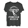 Handball Legenden sind im Februar geboren Jungs Geburtstag T-Shirt