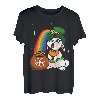 Golden Pot Of Coins St Patricks Day Bunny Kobold Lucky T-Shirt