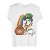 Golden Pot Of Coins St Patricks Day Bunny Kobold Lucky T-Shirt