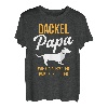 Herren Dackel Papa Vater Lustiger Spruch Hund Dachshund Besitzer T-Shirt