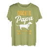 Herren Dackel Papa Vater Lustiger Spruch Hund Dachshund Besitzer T-Shirt
