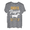 Herren Dackel Papa Vater Lustiger Spruch Hund Dachshund Besitzer T-Shirt