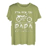 Herren Motorrad fahrender Papa - Biker Motorradfahrer Racer Vater T-Shirt